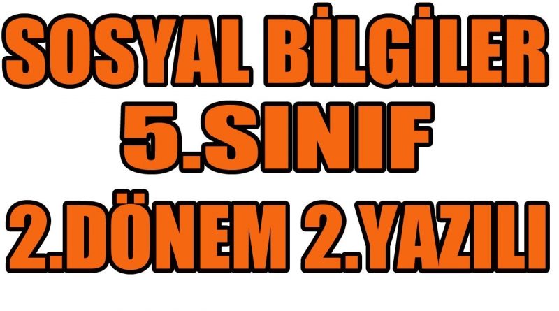 5.Sınıf Sosyal Bilgiler Archives - Ücretsiz Online Sınav Ol